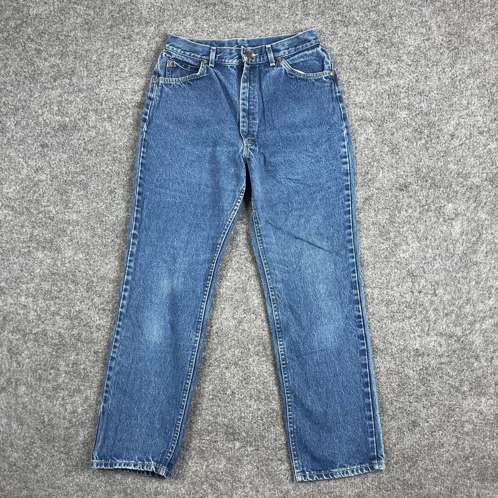 Lee Jeans Womens‎ Blue Straight Leg Classic Size 6 Denim Pants Vintage Style